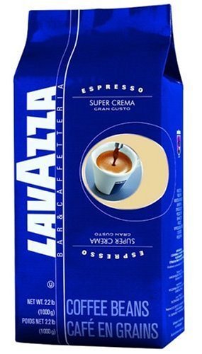 3 x Lavazza Kaffee Espresso Super Crema, ganze Bohnen, 1000g