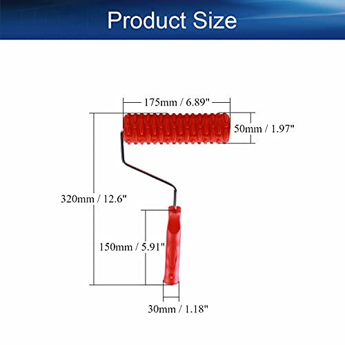 Auniwaig House Paint Roller, 12.6 Inch Rubber Paint Roller Brush, Art Paint Tools, For Diy Household Wall Painting Decoration #TOP1