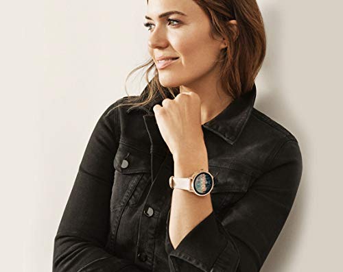 Fossil FTW6015 Women'S Gen 4 Venture Hr Heart Rate Stainless Steel And Leather Touchscreen Smartwatch thumb #3