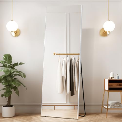 brisafe Espejo Cuerpo Entero 180 x 60cm, Espejos Grandes de Pared, Espejo de Pie de Longitud...