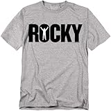 Rocky Movie Logo Italian Stallion Sylvester Stallone T Shirt (Medium)