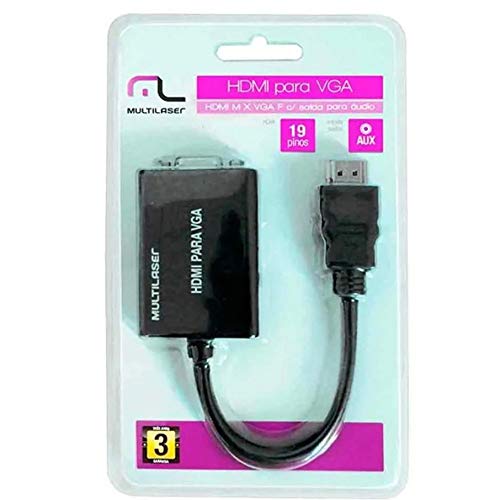 Conversor Hdmi M X Vga F C/Saida Audio - WI293