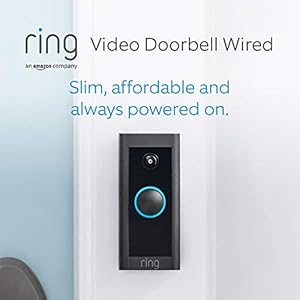 Ring Video Doorbell Wired, by Amazon | Doorbell camera with 1080p HD Video, Advanced Motion Detection, wired…