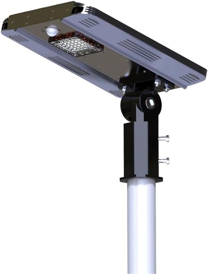 eLEDing Solar Power AI Smart 1600 Lumens Brown Motion Sensing Outdoor Integrated CREE LED Street Area Light EE810W-AI10