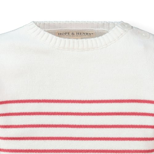 Image of Hope & Henry Girls Cable Front Pullover Sweater