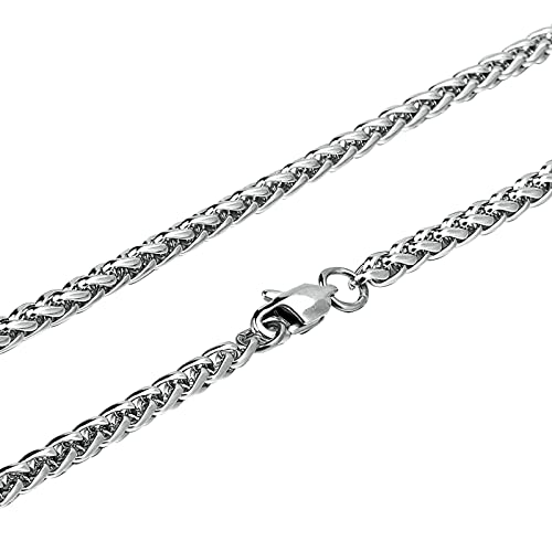 Collar de acero inoxidable de 4 mm para lucir con looks diarios 5