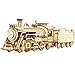 Puzzle 3D, Tren Locomotora Jeep Camión Coche de Carreras Puzzle de Madera, Ensamblar Juguete Modelo Mecánico de Bricolaje Kit de Construcción de Edificios Decoración de Escritorio Regalo Niños Adultos