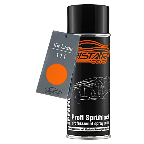 TRISTARcolor Autolack Spraydose für Lada 111 Orange Perl Metallic Basislack Sprühdose 400ml