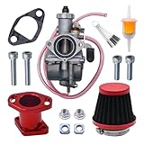 Cylinman VM22 212cc Carburetor with Air Filter Intake Mainfold Kit Fit for Mikuni 22mm Carb Predator 224cc 212cc 196cc 6.5 HP Performance Engine for GX200 GX160