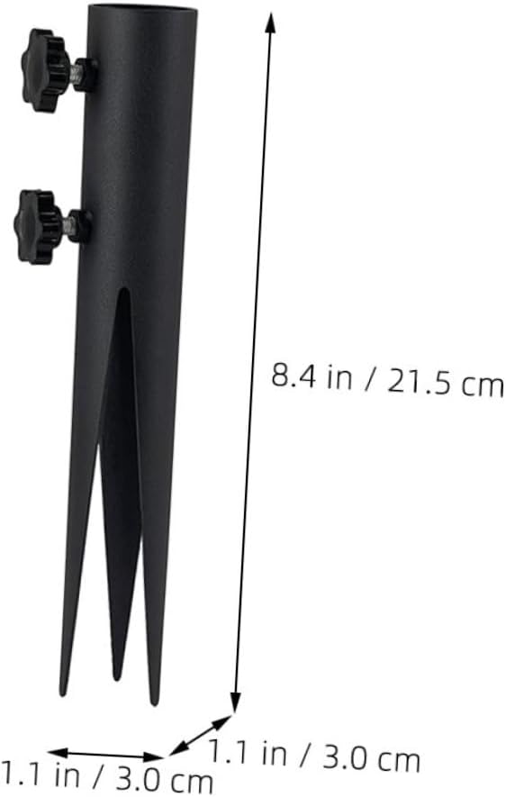 Yardwe 4pcs Metal Floor Nails Stake for Outdoor Lights Stake for Christmas Lights Ground for Candy Cane