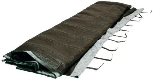 Miniatura 2 de WFGB_BO Manta de riego de jardín sin malas hierbas de 8 pies x 10 pies con manguera de cabecera