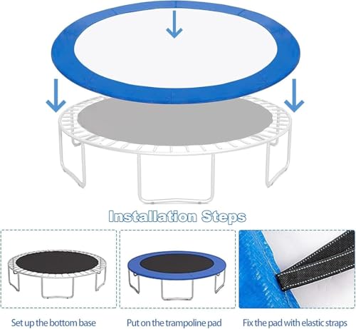 Cubierta universal de resorte de PVC resistente al desgarro para cama elástica 5