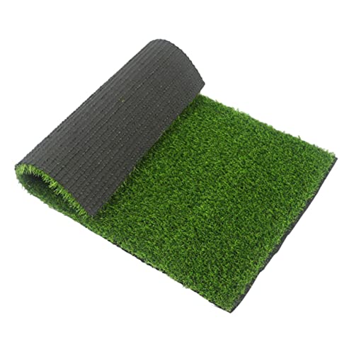 AKOOSY Alfombra de Césped Artificial Antideslizante para Puerta Resistente al Agua para Entrada Jardín y Decoración Exterior Interior Fácil Natural