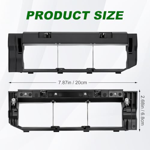 Image of Main Brush Guards Back Cover for Roborock E4, E5, S4, S5, S6, S5 Max, S6 Max Vacuum(Black)