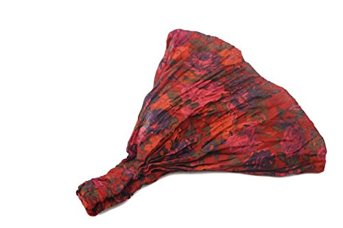 Floral Boho Multicolor Embroidery Headbands/Head wrap/Yoga Headband/Head Scarf/Head Band Red
