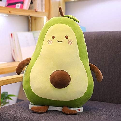 HUG 'n' FEEL SOFT TOYS – Avocado Pillow 35cm Plush Toy | Cute Stuffed Fruit Cushion | Ultra Soft & Huggable Plushie | Decorative Pillow Gift for Kids, Girls, Boys | Kawaii Room Decor