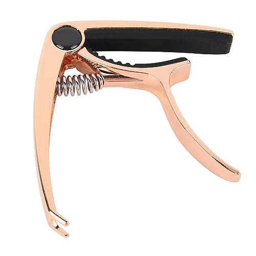 Guitar Capo, Guitarra Elétrica Long Life Capo Liga de Alumínio Leve e Maple Fácil Instalação para Ba
