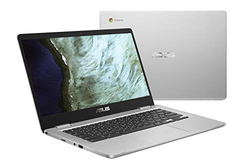 Image of Asus Chromebook C423NA, 14 inch HD Nano-Edge Display, Intel Processor N3350, 4GB DDR4, 64GB eMMC, Chrome OS