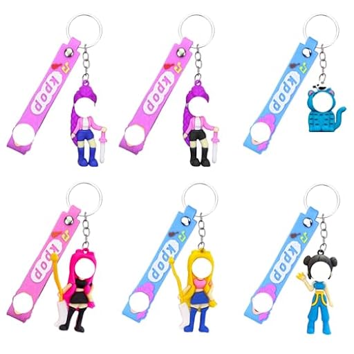 MLPKOI Juego de 6 Llaveros de Anime para Fans, Kp0p Dem-on Hu-nters Anime Colgante Llavero, Regalos para Fans, llavero Idea de Regalo Perfecta para Amantes del Cine y Series, Movies Fans | Ya disponible en tu tienda friki favorita! En mundofriki.es! MLPKOI Juego de 6 Llaveros de Anime para Fans, Kp0p Dem-on Hu-nters Anime Colgante Llavero, Regalos para Fans, llavero Idea de Regalo Perfecta para Amantes del Cine y Series, Movies Fans | Ya disponible en tu tienda friki favorita! En mundofriki.es!