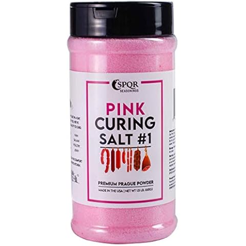 Curing Salt No.1. Quick Cure Premium Prague Powder XL 1.5 Pound Bottle by SPQR Seasonings Cover
