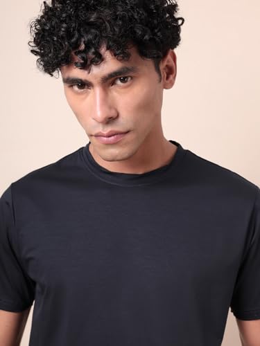 Image of Bewakoof Men's Solid Regular Fit T-Shirt