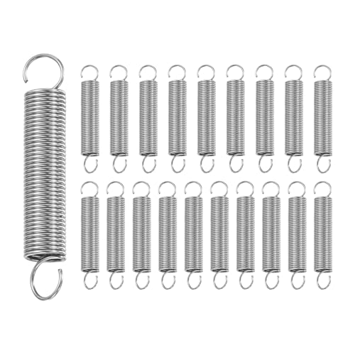 Ressort d'extension 0,5mm de fil acier inoxydable double crochet de traction mécanique 30mm