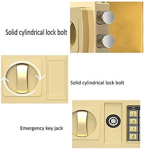 Cofre à prova de fogo, cofre à prova d'água, cofre de aço de alta segurança, caixa de dinheiro, cai