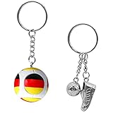 ⚽【Material】Aus hochwertiger Zinklegierung. Elegant und langlebig, verschleißfest und kratzfest. Es ist klein und leicht, einfach zu tragen und Sie können Ihre Schlüssel in Ihre Hosentasche oder Handtasche stecken.