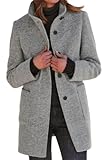 Avec son col montant et sa boutonnière, ce manteau allie un aspect élégant et un confort optimal. Le col offre une protection supplémentaire, tandis que les boutons assurent un ajustement sûr et personnalisé.