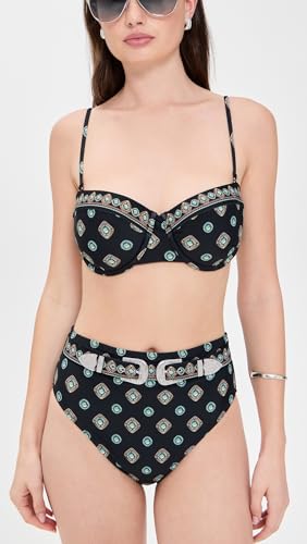 L'AGENCE Women's Vanessa Southwestern High Waisted Bottoms4