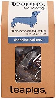 Teapigs Darjeeling Earl Grey Tea Bags Made with Whole Leaves (1 Pack of 50 Tea Bags)