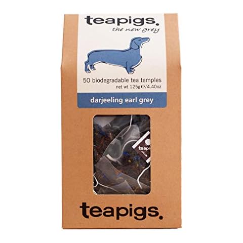 Teapigs Darjeeling Earl Grey Tea Bags Made with Whole Leaves (1 Pack of 50 Tea Bags) Cover