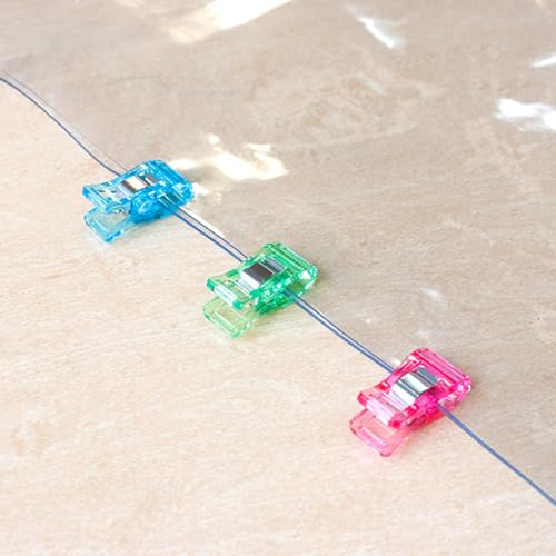 NBK MST-CR Stand Clips, Clear, 10 Pieces, Temporary Fastening Clips for Sewing Machines, Replacement for Waiting Needles, Handicraft, Handicraft, Handmade, DIY, Sub-Materials