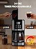 Aigostar - Macchina Caffè Americano, 1000W, Programmabile 24h con Display LCD, Autopulizia, 1.5L (12 Tazze), Regolazione Intensità, Filtro Riutilizzabile, Antigoccia, Piastra Riscaldante, BPA FREE