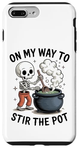 On My Way To Stir The Pot �X�P���g�� �劘 ���[�����X �X�}�z�P�[�X iPhone 7 Plus/8 Plus �p