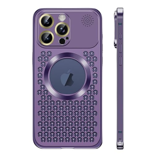 Coque en métal iPhone 15 Pro avec aromathérapie et MagSafe
