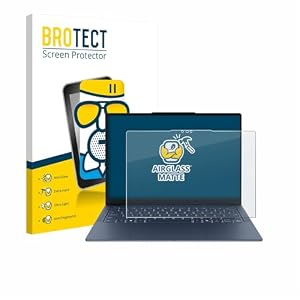 brotect Anti-Glare Glass Screen Protector Matte compatible with Lenovo Yoga Slim 7x Gen 11 14" - Anti-Scratch 9H Protection Film