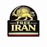 Free Iran Bumper Sticker 2-Pack – Waterproof Vinyl Car Decal for Cars, Laptops & Windows – Durable Outdoor Sticker (Free Iran 1.0)