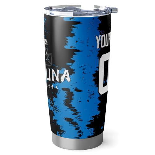 Image of ANTKING Carolina Tumbler 20oz Travel Mug Custom Number Name Gifts