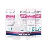 Intima+ | Lavanda Vaginale con Tea Tree Oil e Aloe Vera Gel, pH 4.5, Soluzione Monodose Pronta all'Uso, 4 x 140ml