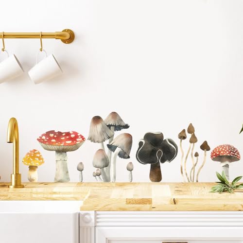 Vinilos decorativos de set de 12 con tema bosque miniatura 2