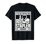 Cooles Stapler Design für Staplerfahrer und Lagerarbeiter. Fährst du gerne mit einem Hubstapler oder Flurförderfahrzeug? Dann ist dieses Gabelstapler Oberteil ideal für dich. Tolle Flurfördergerät und Flurfördermittel Kleidung. Witziges Stapler Spielzeug.