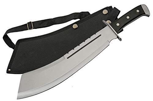 SZCO Supplies 18.25" Black Wood Bully Machete (926948-BK)