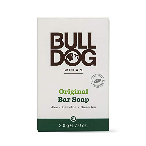 Bulldog Mens Skincare and Grooming Original Moisturizing Bar Soap, 7 ounce
