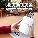 KENTO MAX Mini Portable Instant Photo Printer - Bluetooth 5.0, Works with iOS & Android (Printer+with 20 Sheets of 2 x 3 in Zink Photo Paper)