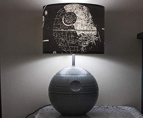 Star Wars Death Star 3D Touch Lamp | Led Desk Lamp With Printed Death Star Lamp Shade | Usb Lamp | 14 Inches #TOP1
