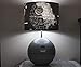 Robe Factory Star Wars Death Star 3D Touch Lamp | LED Desk Lamp with Printed Death Star Lamp Shade | USB Lamp | 14 Inches