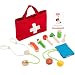 Kiddie Lark Wooden Toy Doctor Kit For Kids By Pretend Medical Play Set For Boys & Girls | Learning & Educational Role Play Set For Children & Older Toddlers | Safe & Certified Wood Pieces