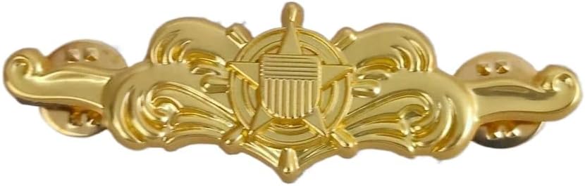 Reproduction US Coast Guard Cutterman Officer Badge PIN