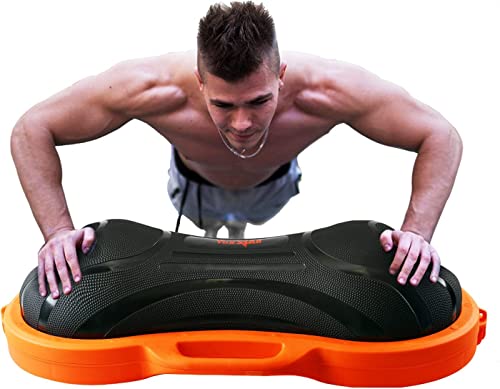 Yes4All Balance Board Trainer, Smooth Surface and Thick TPE Covered Roller; Wooden Trainer Board for All Training Level, Stability and Core Strength